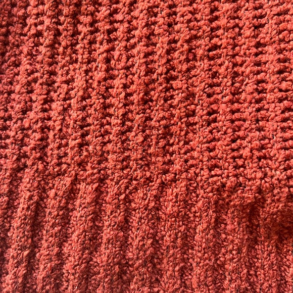 American Eagle Rust Colored Knit Sweater, Size M - Picture 6 of 8